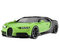 Sport car isolated on transparent background. 3d rendering - illustration png
