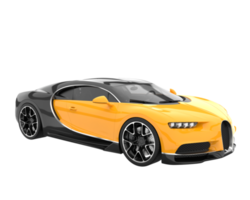 Sport car isolated on transparent background. 3d rendering - illustration png