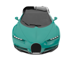Sport car isolated on transparent background. 3d rendering - illustration png