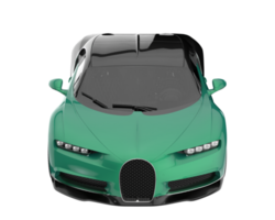 Sport car isolated on transparent background. 3d rendering - illustration png