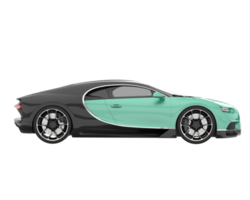 Sport car isolated on transparent background. 3d rendering - illustration png