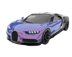 Sport car isolated on transparent background. 3d rendering - illustration png