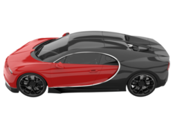 Sport car isolated on transparent background. 3d rendering - illustration png