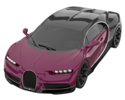 voiture de sport isolée sur fond transparent. rendu 3d - illustration png