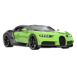 Sport car isolated on transparent background. 3d rendering - illustration png