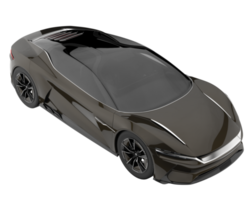 Sport car isolated on transparent background. 3d rendering - illustration png