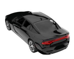 voiture de sport isolée sur fond transparent. rendu 3d - illustration png