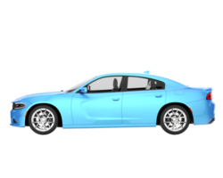 Sport car isolated on transparent background. 3d rendering - illustration png