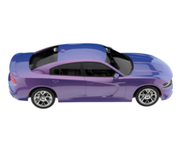 voiture de sport isolée sur fond transparent. rendu 3d - illustration png