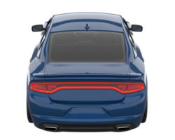 voiture de sport isolée sur fond transparent. rendu 3d - illustration png