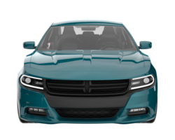 voiture de sport isolée sur fond transparent. rendu 3d - illustration png