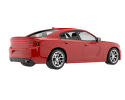 Sport car isolated on transparent background. 3d rendering - illustration png