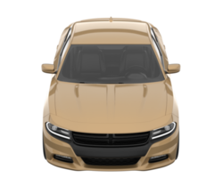 carro esporte isolado em fundo transparente. renderização 3D - ilustração png