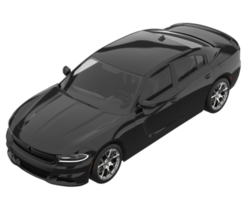 Sport car isolated on transparent background. 3d rendering - illustration png