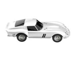 Sport car isolated on transparent background. 3d rendering - illustration png