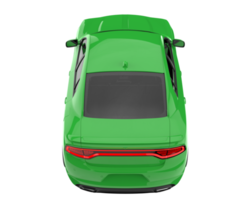 voiture de sport isolée sur fond transparent. rendu 3d - illustration png