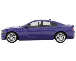 Sport car isolated on transparent background. 3d rendering - illustration png