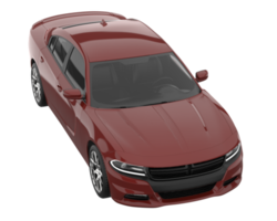 voiture de sport isolée sur fond transparent. rendu 3d - illustration png