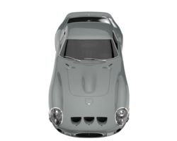 voiture de sport isolée sur fond transparent. rendu 3d - illustration png