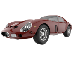 Sport car isolated on transparent background. 3d rendering - illustration png