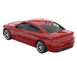 Sport car isolated on transparent background. 3d rendering - illustration png