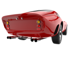 voiture de sport isolée sur fond transparent. rendu 3d - illustration png