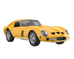 Sport car isolated on transparent background. 3d rendering - illustration png