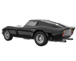 voiture de sport isolée sur fond transparent. rendu 3d - illustration png