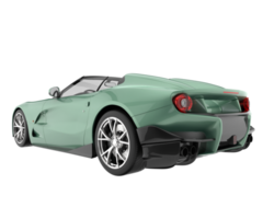 voiture de sport isolée sur fond transparent. rendu 3d - illustration png