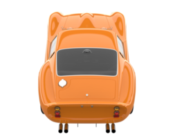 voiture de sport isolée sur fond transparent. rendu 3d - illustration png