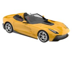 sport auto geïsoleerd Aan transparant achtergrond. 3d renderen - illustratie png