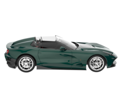 carro esporte isolado em fundo transparente. renderização 3D - ilustração png