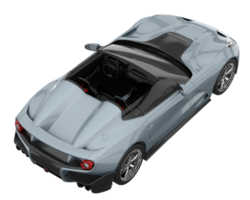 Sport car isolated on transparent background. 3d rendering - illustration png