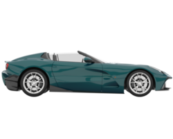 carro esporte isolado em fundo transparente. renderização 3D - ilustração png