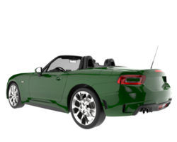 Sport car isolated on transparent background. 3d rendering - illustration png