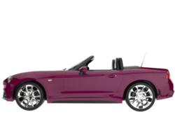 carro esporte isolado em fundo transparente. renderização 3D - ilustração png