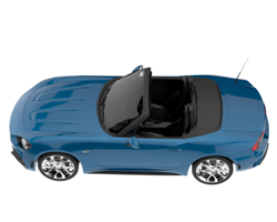 carro esporte isolado em fundo transparente. renderização 3D - ilustração png