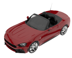 carro esporte isolado em fundo transparente. renderização 3D - ilustração png