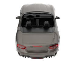 voiture de sport isolée sur fond transparent. rendu 3d - illustration png