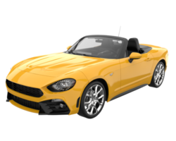 carro esporte isolado em fundo transparente. renderização 3D - ilustração png