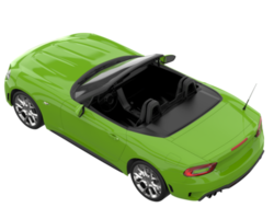 carro esporte isolado em fundo transparente. renderização 3D - ilustração png