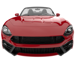 voiture de sport isolée sur fond transparent. rendu 3d - illustration png