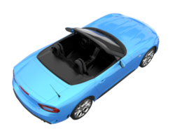 Sport car isolated on transparent background. 3d rendering - illustration png