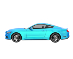 Sport car isolated on transparent background. 3d rendering - illustration png