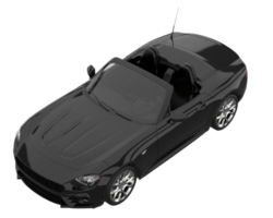 voiture de sport isolée sur fond transparent. rendu 3d - illustration png