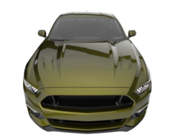 voiture de sport isolée sur fond transparent. rendu 3d - illustration png