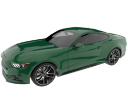 voiture de sport isolée sur fond transparent. rendu 3d - illustration png