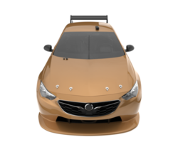 voiture de sport isolée sur fond transparent. rendu 3d - illustration png