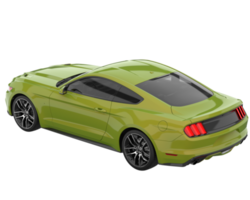 Sport car isolated on transparent background. 3d rendering - illustration png