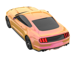 Sport car isolated on transparent background. 3d rendering - illustration png